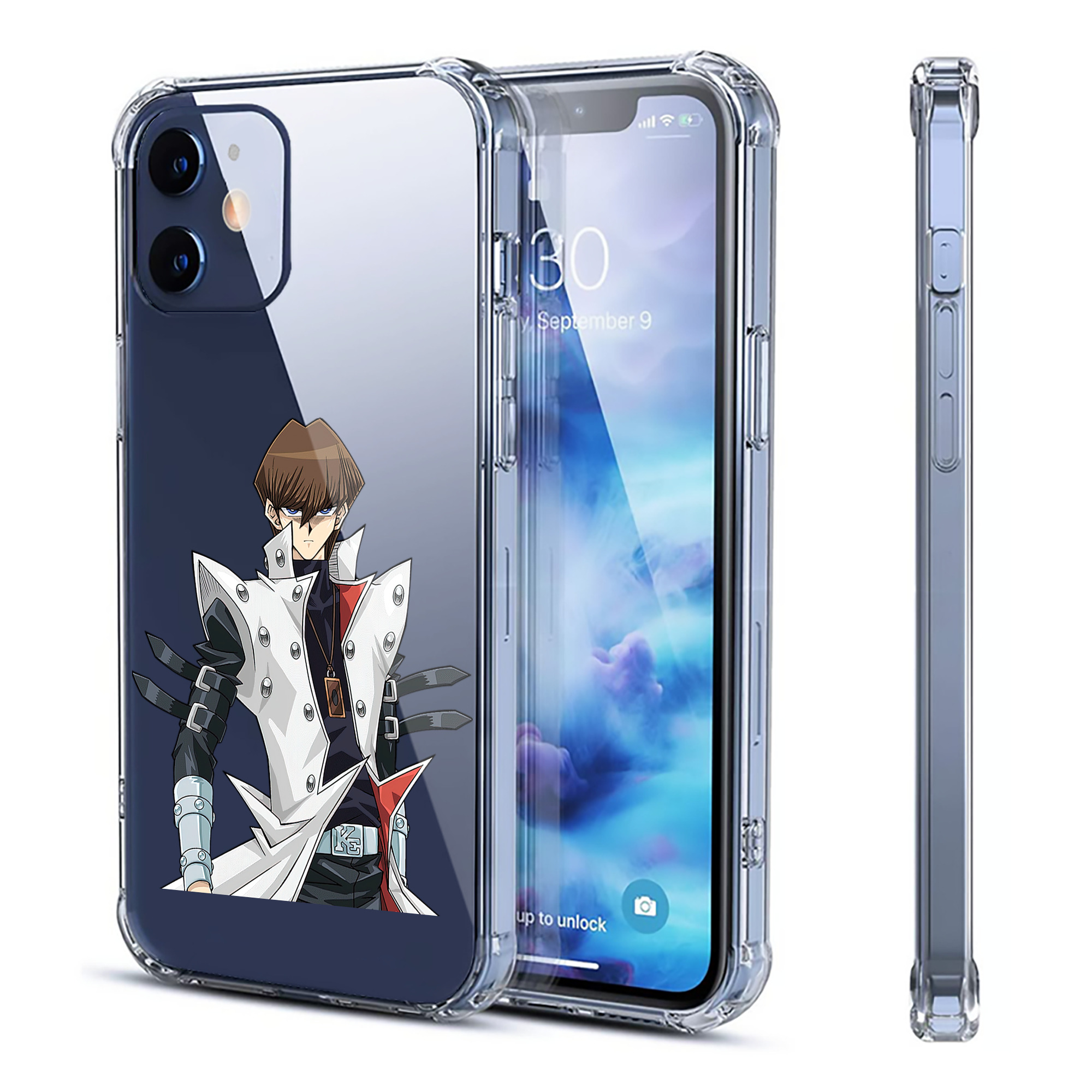 （画像用） 遊☆戯☆王 Yu-Gi-Oh! 【iPhone 12シリーズ対応】透明スマホケース（クリアソフトケース）